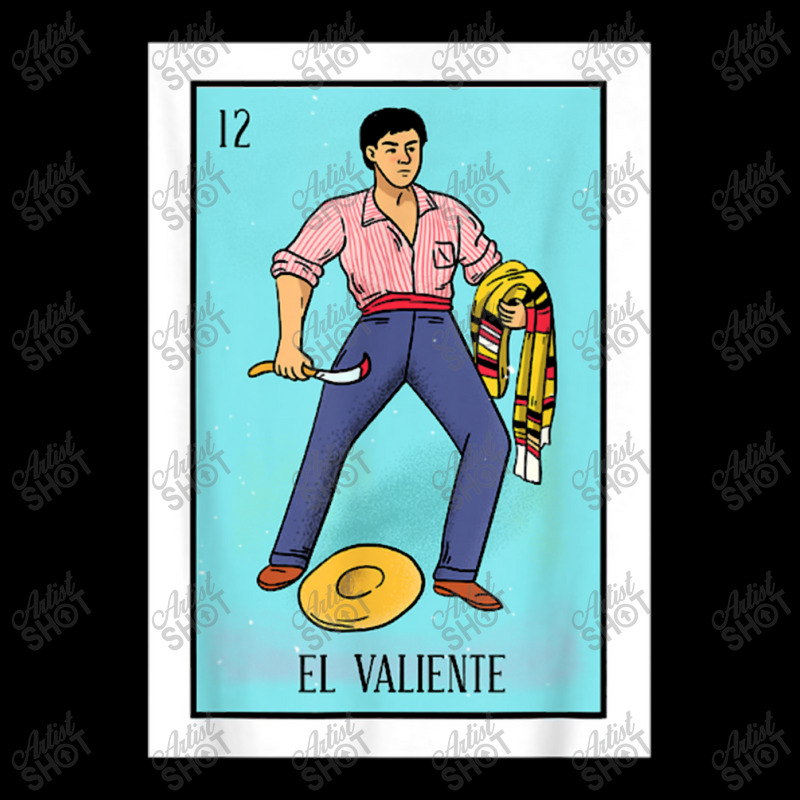 El Valiente Lottery Card Gift The Brave Card Mexican Lottery Men's Long Sleeve Pajama Set by MichaelBV | Artistshot