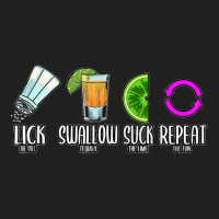 Lick Swallow Suck Repeat Tequila Cinco De Mayo T Shirt Ladies Polo Shirt | Artistshot