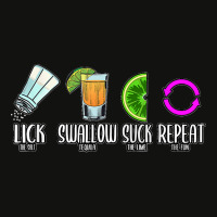 Lick Swallow Suck Repeat Tequila Cinco De Mayo T Shirt Scorecard Crop Tee | Artistshot