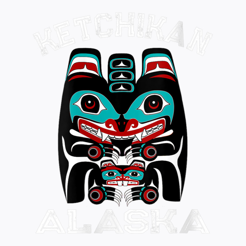 Womens Indigenous Ketchikan Alaska Native American Art Indian Bear V N T-Shirt by cm-arts | Artistshot