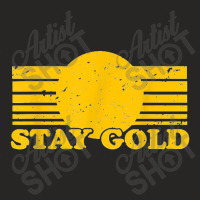 Stay Gold Ponyboy Outsiders Book Movie Novel Retro Ladies Fitted T-shirt | Artistshot