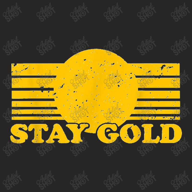 Stay Gold Ponyboy Outsiders Book Movie Novel Retro Ladies Fitted T-Shirt by Anitabostic | Artistshot