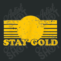 Stay Gold Ponyboy Outsiders Book Movie Novel Retro Women's Triblend Scoop T-shirt | Artistshot