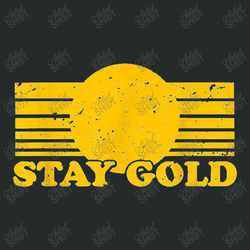 Stay Gold Ponyboy Outsiders Book Movie Novel Retro Women's Triblend Scoop T-shirt by Anitabostic | Artistshot