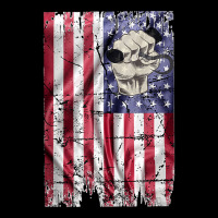 Longshoreman Vintage American Flag Usa Fist And Hook Tank Top Unisex Jogger | Artistshot