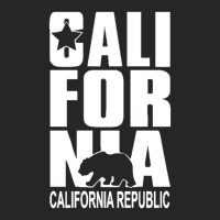 California Republic Ladies Fitted T-shirt | Artistshot