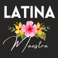 Latina Teacher Maestra Educated & Latino Teachers Women Ladies Fitted T-shirt | Artistshot