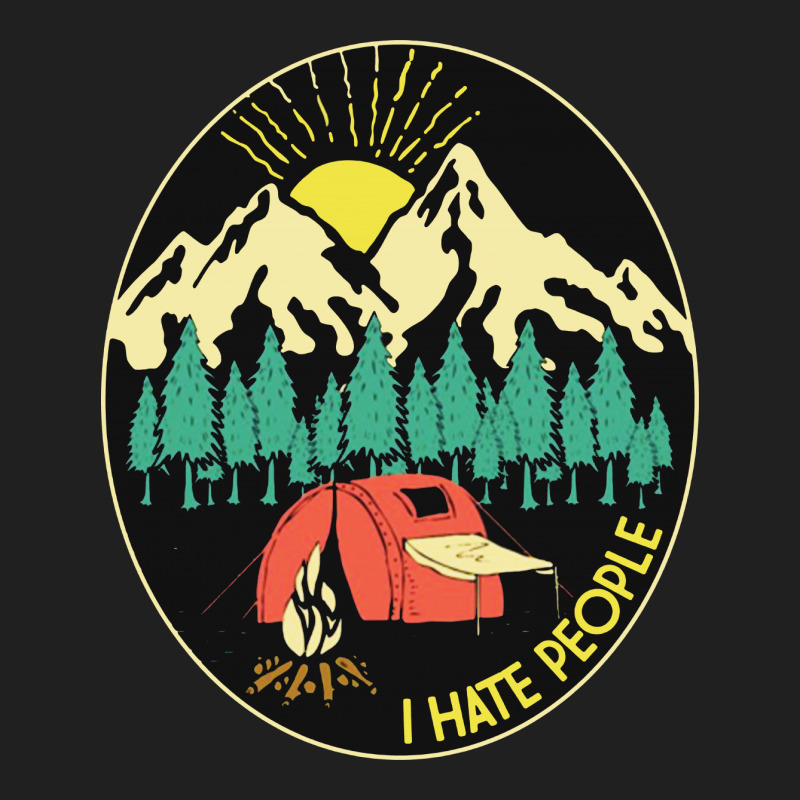 Love Camping I Hate People Ladies Polo Shirt by Ande Ande Lumut | Artistshot