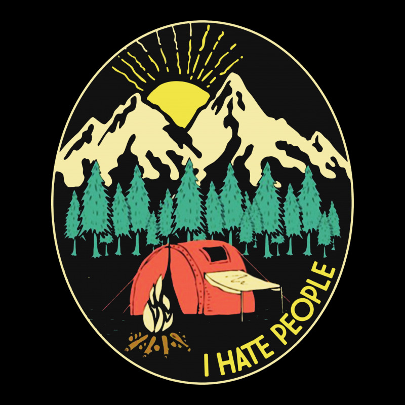 Love Camping I Hate People V-Neck Tee by Ande Ande Lumut | Artistshot