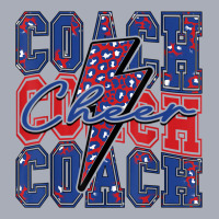 Cheer Coach Lightning Bolt Cheer Leopard Blue Red Tank Dress | Artistshot