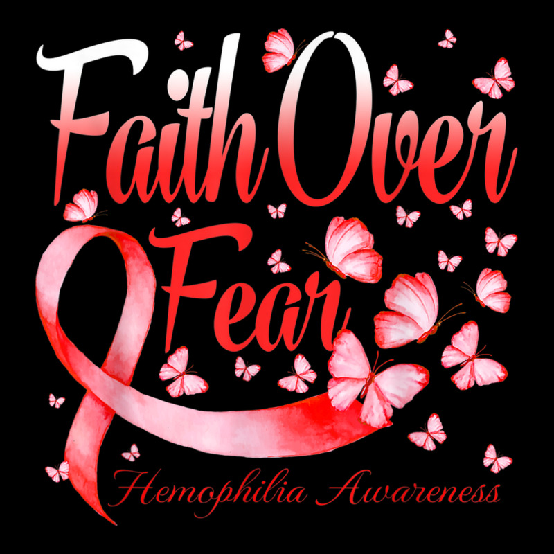 Faith Over Fear Hemophilia Awareness Butterfly Youth Sweatshirt by Fly | Artistshot