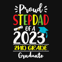 Funny Proud Stepdad Of A Class Of 2023 2nd Grade Graduate Skinny Tumbler | Artistshot