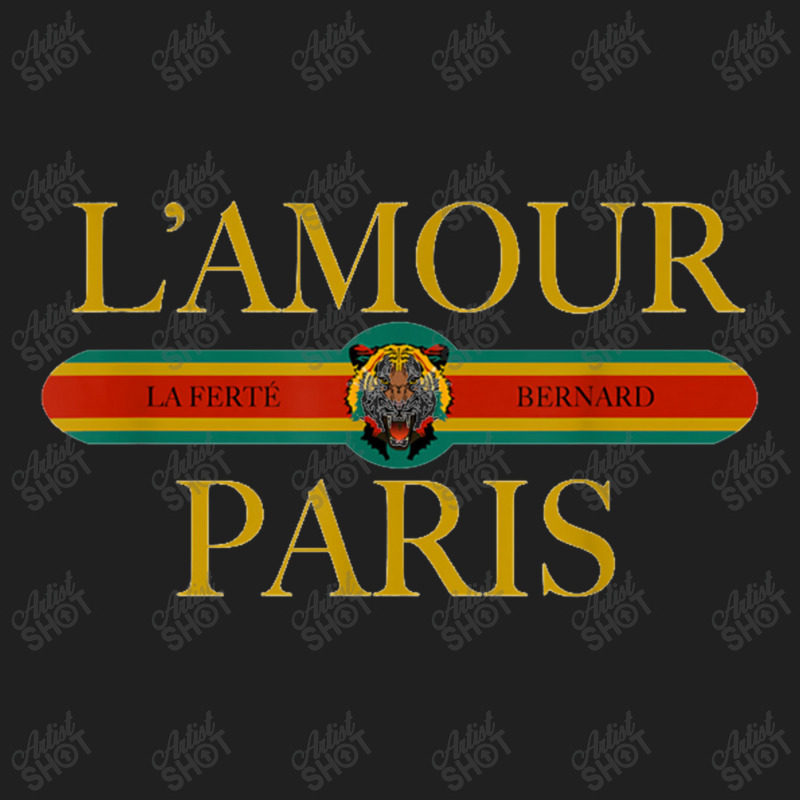 Paris L'amour   Fashion Tiger Face   I Love Paris   Retro Ladies Polo Shirt by Anitabostic | Artistshot