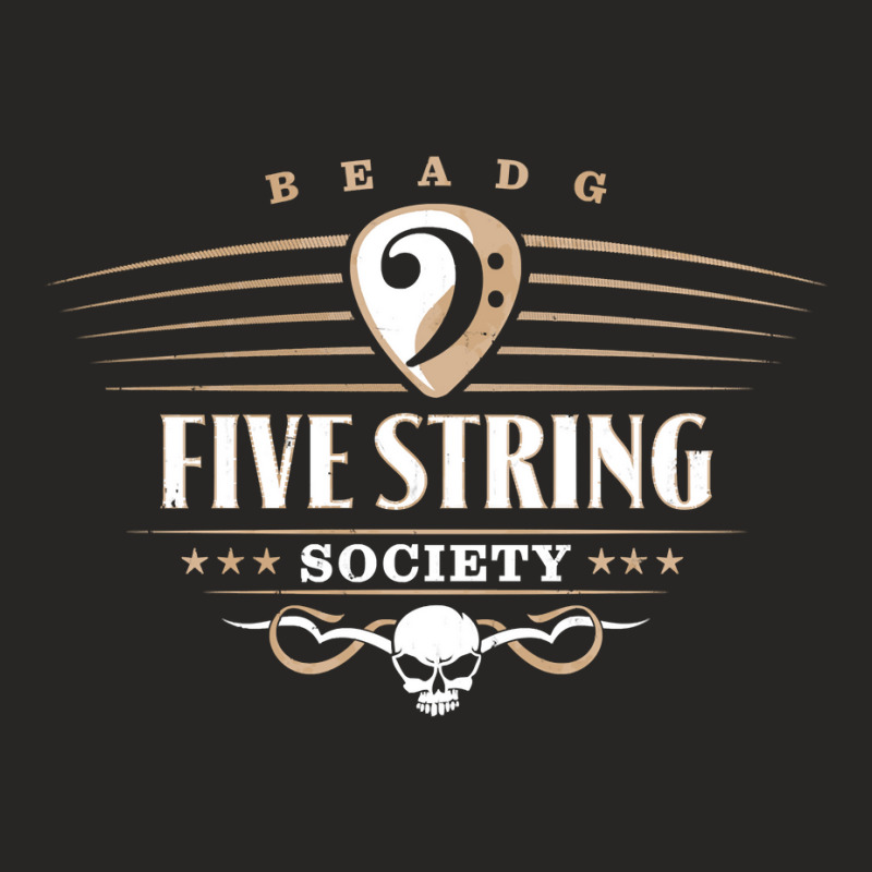 Five String Society For 5 String Bass Guitar Players Pullover Ladies Fitted T-Shirt by EricWade | Artistshot