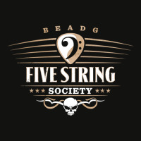 Five String Society For 5 String Bass Guitar Players Pullover Scorecard Crop Tee | Artistshot