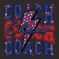 Cheer Coach Lightning Bolt Cheer Leopard Blue Red Racerback Tank | Artistshot