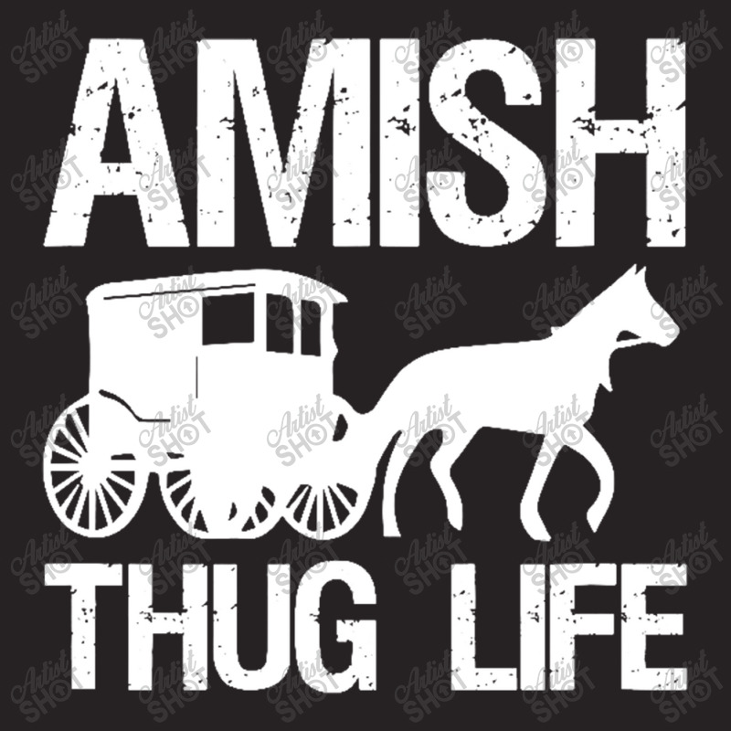 Amish Thug With Horse & Buggy Gangster Vintage Cap | Artistshot