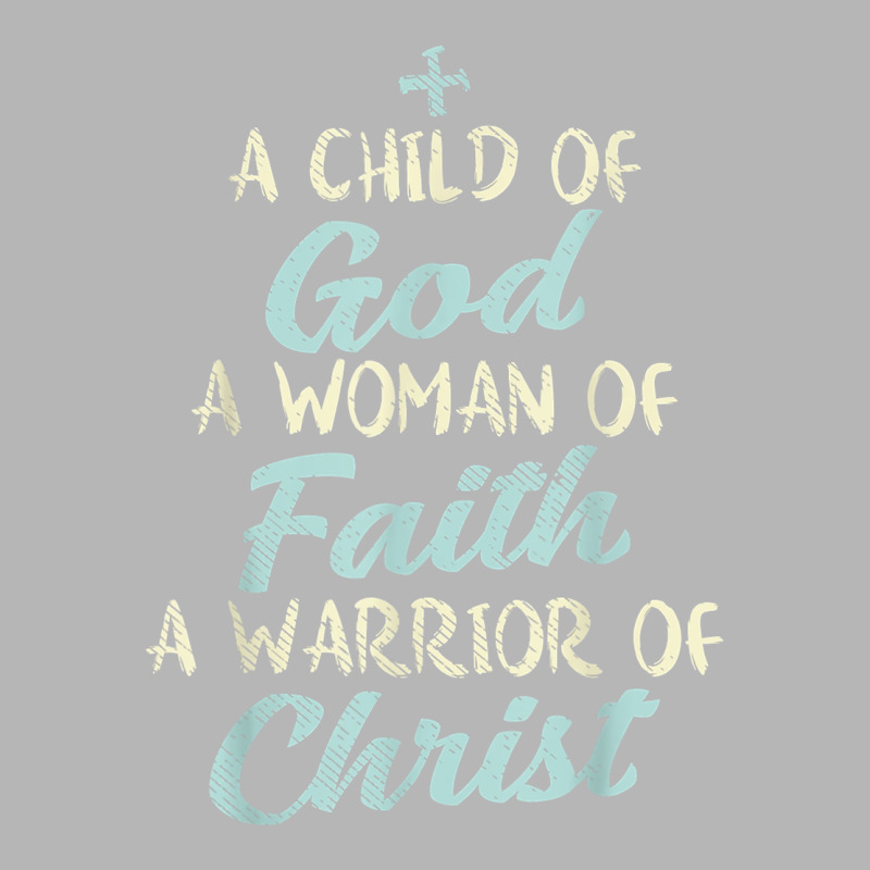 Child God Woman Faith Warrior Christ Jesus Christian Gift Hoodie & Jogger Set | Artistshot