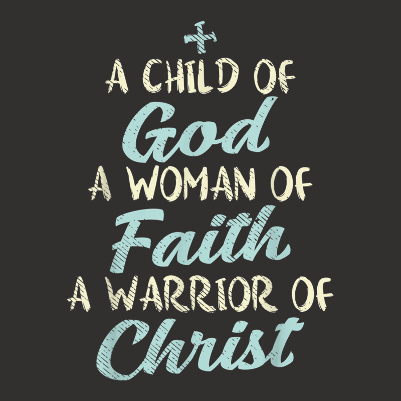 Child God Woman Faith Warrior Christ Jesus Christian Gift Champion Hoodie | Artistshot