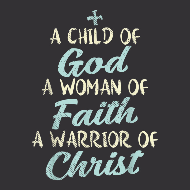 Child God Woman Faith Warrior Christ Jesus Christian Gift Vintage Hoodie And Short Set | Artistshot