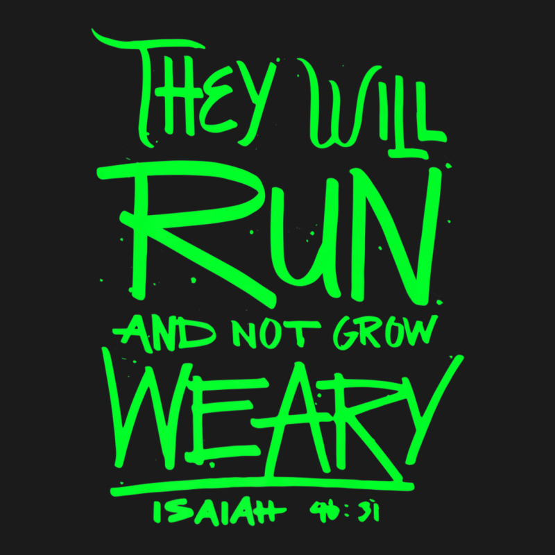 They Will Run And Not Grow Weary Isaiah 4631 Christian Premium T Shirt Full-length Apron | Artistshot