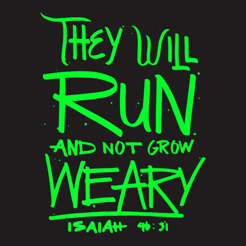 They Will Run And Not Grow Weary Isaiah 4631 Christian Premium T Shirt Waist Apron | Artistshot