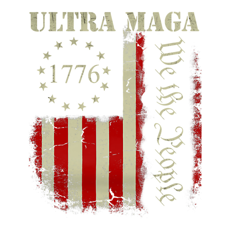 Vintage Ultra Maga We The People Proud Republican Usa Flag Pullover Ho Unisex Hoodie by cm-arts | Artistshot