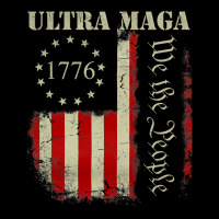 Vintage Ultra Maga We The People Proud Republican Usa Flag Pullover Ho Lightweight Hoodie | Artistshot