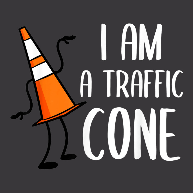 I Am A Traffic Cone Orange Lazy Easy Costumes Halloween Ladies Curvy T-Shirt by Hulk | Artistshot