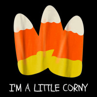 Im A Little Corny Candy Corn Funny Halloween Women's V-neck T-shirt | Artistshot