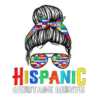 National Hispanic Heritage Month Latin Flags Messy Bun T Shirt Youth Hoodie | Artistshot