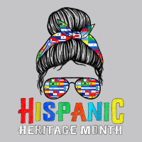 National Hispanic Heritage Month Latin Flags Messy Bun T Shirt Baby Bodysuit | Artistshot