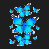 Majestic Butterfly   Blue Butterflies Morpho T Shirt Classic T-shirt | Artistshot