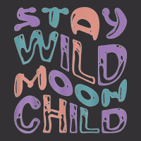 Wavy Retro Groovy   Stay Wild Moon Child T Shirt Vintage Short | Artistshot