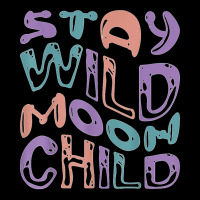 Wavy Retro Groovy   Stay Wild Moon Child T Shirt Fleece Short | Artistshot