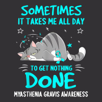 Myasthenia Gravis Awareness Cat Ribbon T Shirt Vintage Hoodie | Artistshot