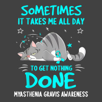 Myasthenia Gravis Awareness Cat Ribbon T Shirt Vintage T-shirt | Artistshot