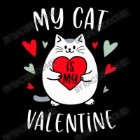 My Cat Is My Valentines Day. Cropped Hoodie | Artistshot