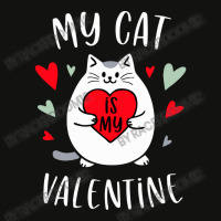 My Cat Is My Valentines Day. Scorecard Crop Tee | Artistshot