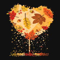 Maple Leaf Autumn Tree Orange Fall Leaves Season Baby Beanies | Artistshot