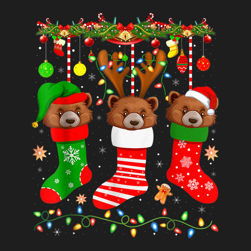 Mongoose In Christmas Socks Lights Mongoose Xmas Classic T-shirt by BooBug | Artistshot