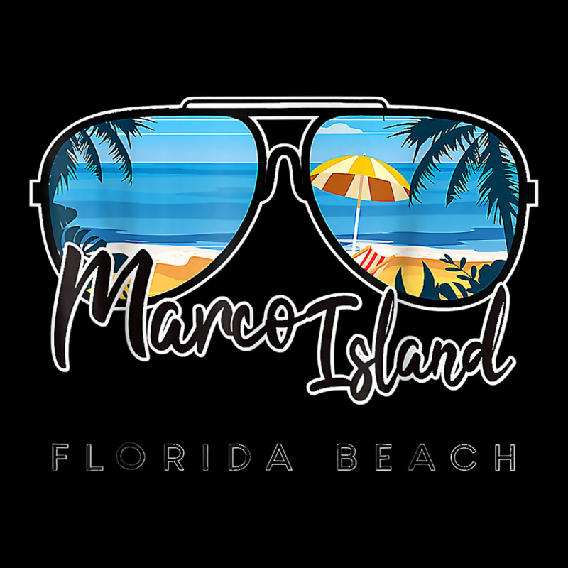 Marco Island Florida   Palm Tree Sunglasses Souvenir Legging by Swiss | Artistshot