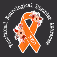 Functional Neurological Disorder Awareness Fnd Orange Ribbon T Shirt Vintage Hoodie | Artistshot