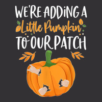 We're Adding A Little Pumpkin To Our Patch Pumpkin Pregnancy T Shirt Vintage Short | Artistshot