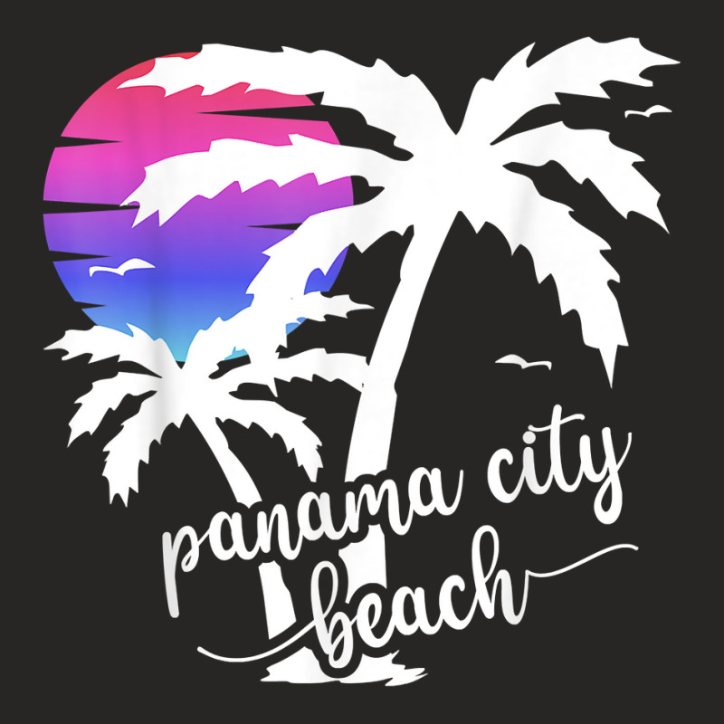 Panama City Beach Family Summer Vacation T Shirt Ladies Fitted T-Shirt by cm-arts | Artistshot