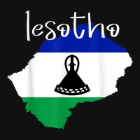 Lesotho Tshirt Portrait Canvas Print | Artistshot