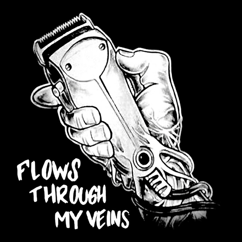 Flows Through My Veins Hair Cutting Barber Tshirts For Men W Adjustable Cap by EricWade | Artistshot