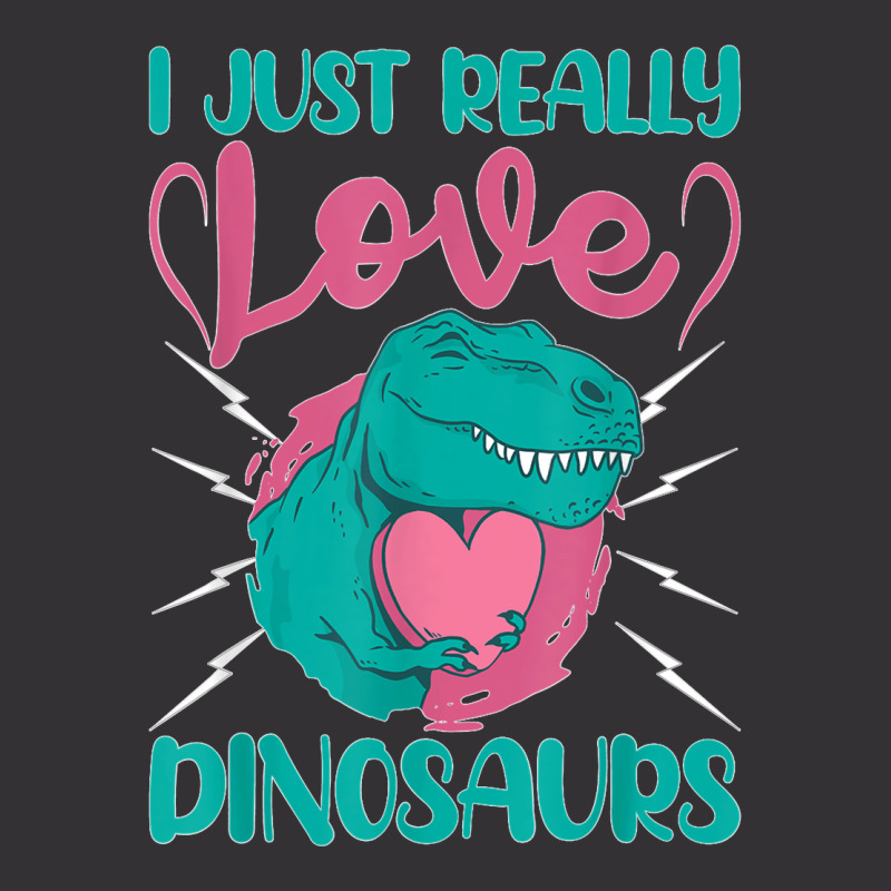 I Just Really Love Dinosaurs Vintage Hoodie And Short Set | Artistshot