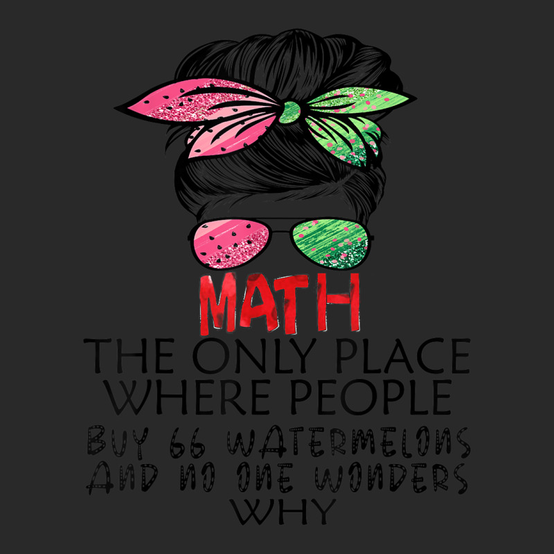 Math Watermelons Mathematics Calculation Numbers Messy Bun Printed hat by Skunk | Artistshot