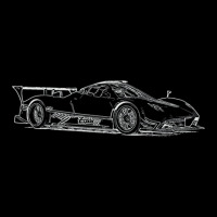 Pagani Zonda R Supercar Racing Wireframe White Legging | Artistshot